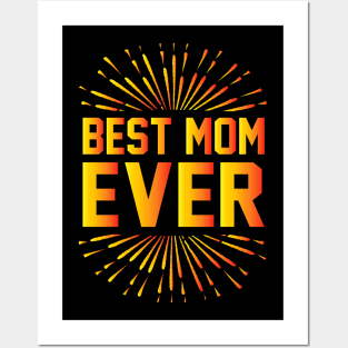 Best Mom Ever T Shirt For Women Posters and Art